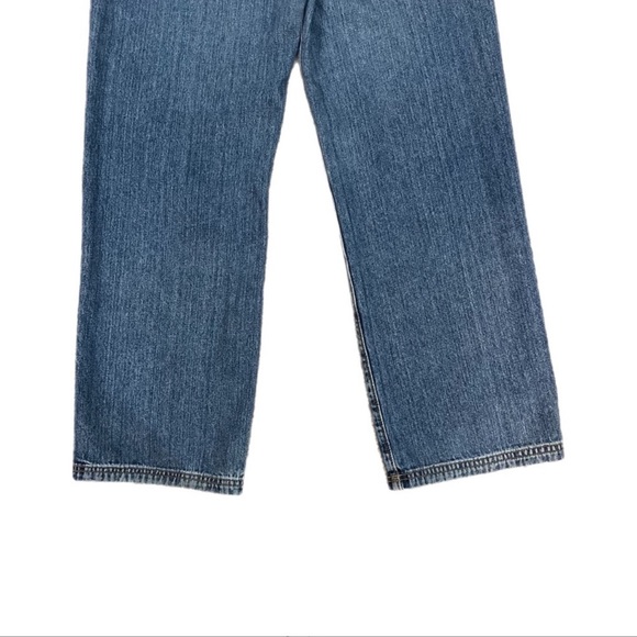 Vintage Calvin Klein Button Front Stovepipe Jean 11 Medium Stone Blue - Picture 6 of 14